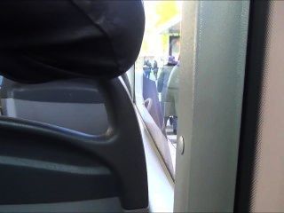 lena-loch - megakrank !! public fick im Linienbus + abspritzen 14.11.13