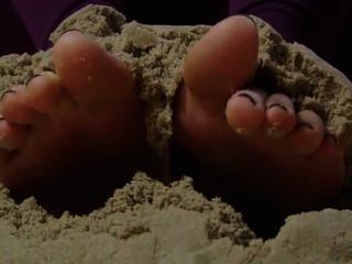Füße Sand